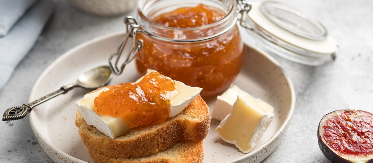 Marmelad, honung & curd